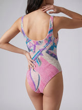 Sofia Pink One Piece Swimsuit