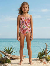 Oceanus | Disney Kids Under the Sea Fuschia Swimsuit