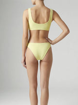 Aaliyah Embellished Bikini Bottom Yellow
