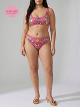 Curve Aurelia Luxury Bikini Top Thick Strap Multicolor