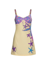 Crescent Shell Mini Dress Multi Colour