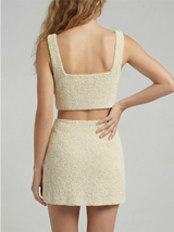 Kulani Kinis x Oceanus Golden Sunset Beaded Co-ord Top