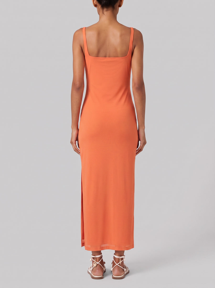 Champagne Glow Maxi Dress Purple Orange