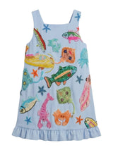 Arizona Small Ruffle Kids Dress Multi Colour