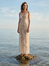 Coralie Sheer Maxi Dress