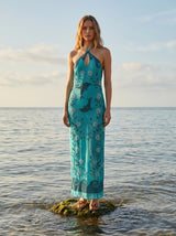 Dolphin Halterneck Maxi Dress