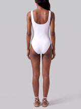 Oceanus Pearl Tide White Swimsuit