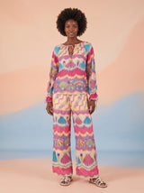 Shell Reverie Pink Multi Blouse