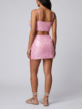 Mariposa Pink Co-ord Top