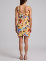 Doris Hand-Beaded Crystal Mini Dress Christina Milian