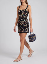 Celestial Star Navy Vanity Bag