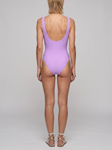 Oceanus Pearl Tide Purple Swimsuit