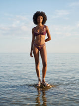 Coral Bikini Burgundy With Ring