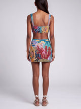 Coastal Blue Coral Co-ord Top