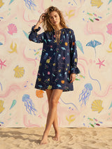 Oceanus x It's 9pm Margot Sealife Dress