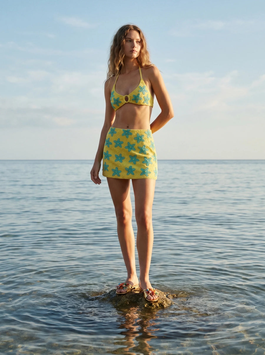Mia's Marina Mini Skirt Multicolour