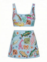 Arizona Co-ord Top Multi Color