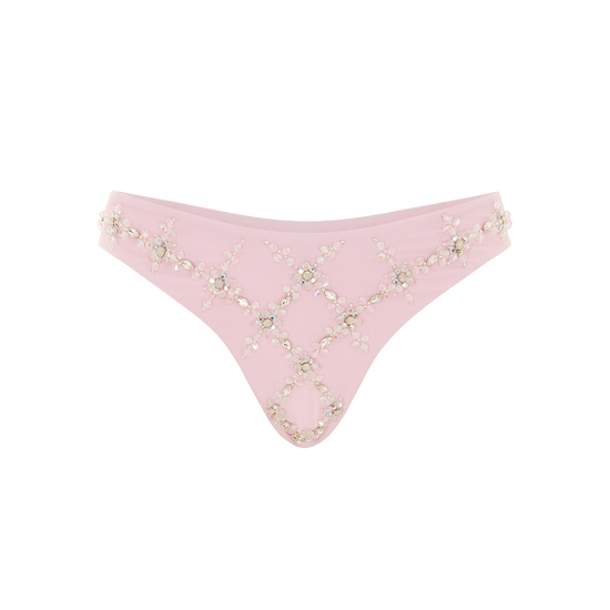 Rose Flattering Vintage Pink Bikini Bottoms