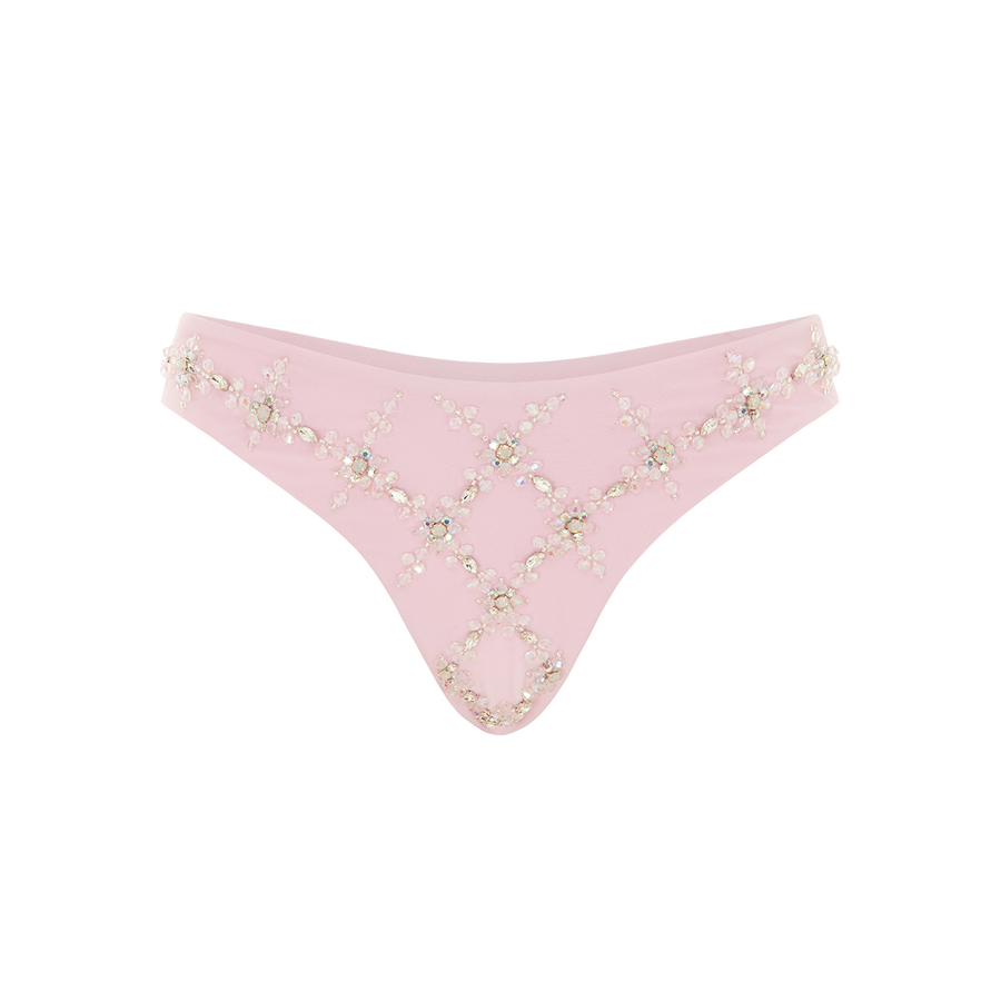 Rose Flattering Vintage Pink Bikini Bottoms