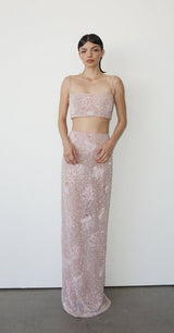 Faith Beaded Powermesh Jellyfish Top - Oceanus Swimwear