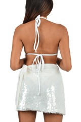 Sienna Luxe Sequin Embroidery Sarong - Oceanus Swimwear