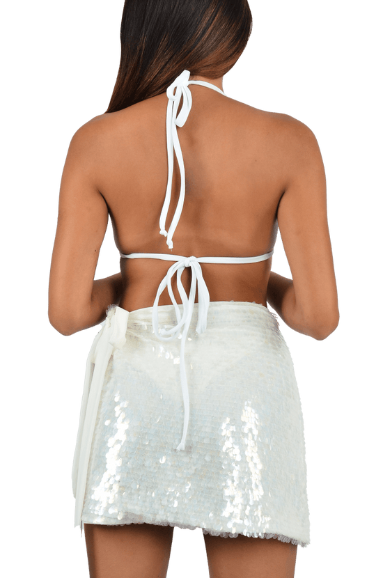 Sienna Luxe Sequin Embroidery Sarong - Oceanus Swimwear