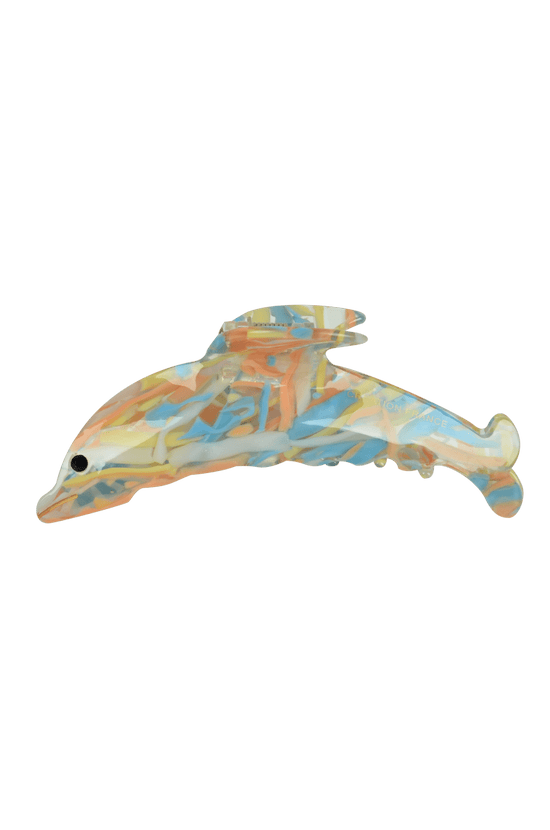 Dolphin Hairclip Orange - Oceanus Swimwear