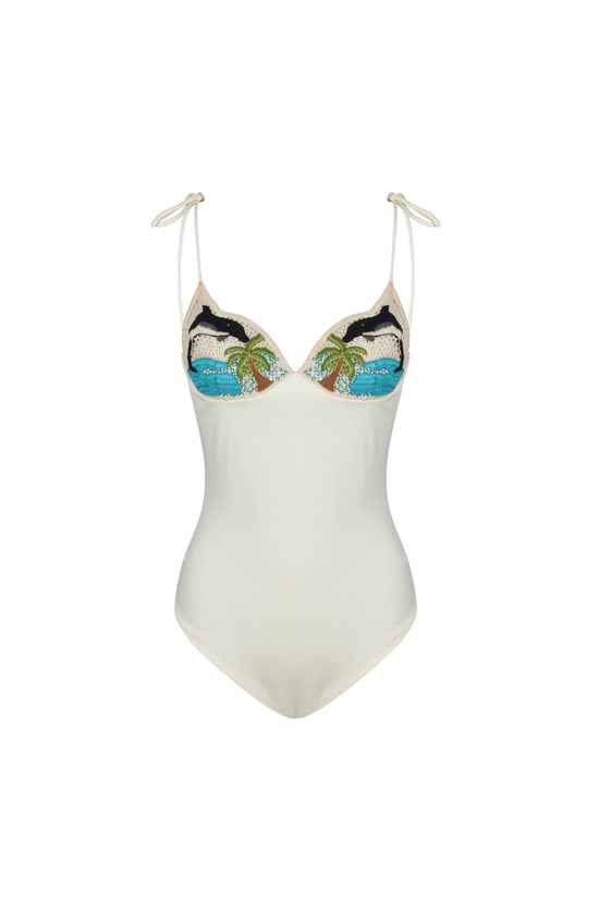 Dolphin One Piece Swimsuit - Oceanus Swimwear
