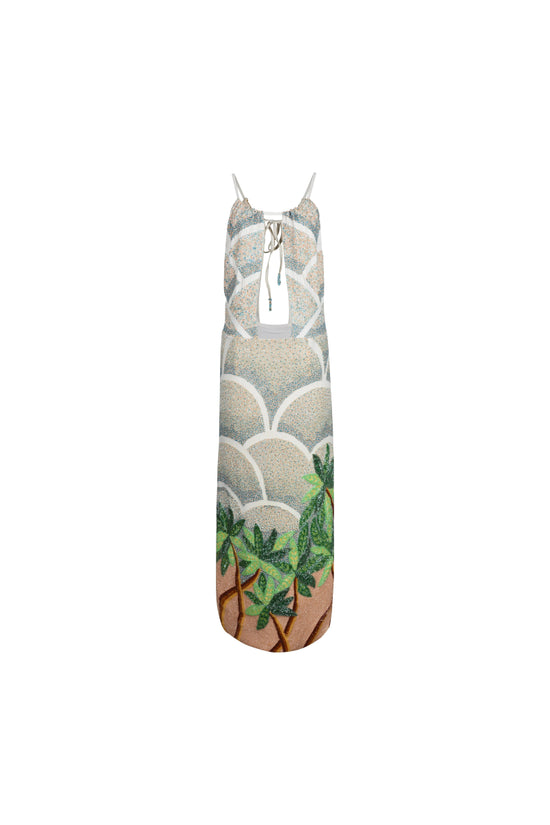 Scallop Hand Beaded Dress - Oceanus Swimwear