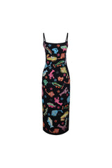 Arizona Hand Beaded Midi Dress - Oceanus Swimwear