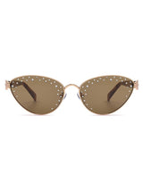 Oceanus x SOJOS Darling Sunglasses Brown - Oceanus Swimwear