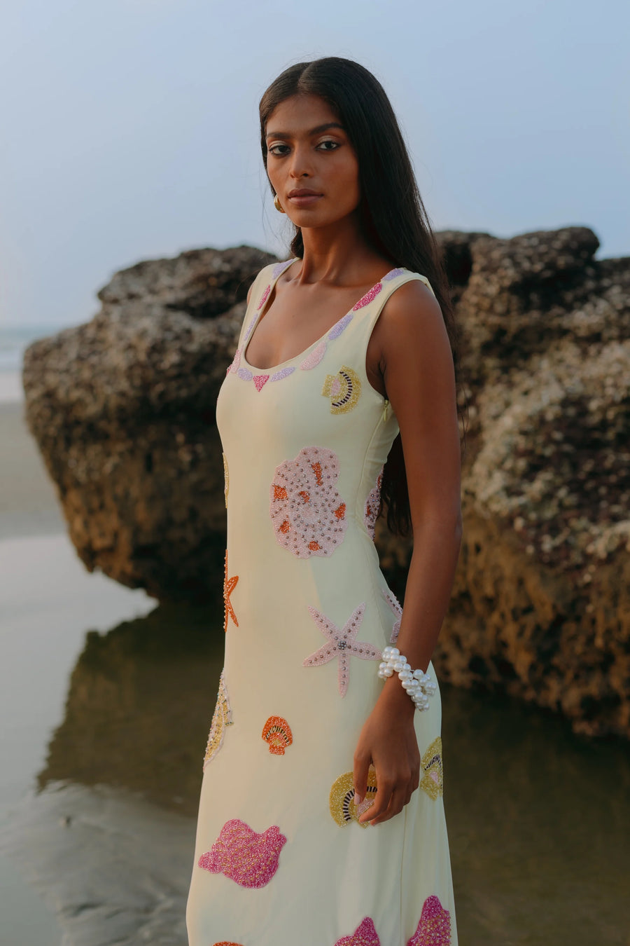New York Bold Strapped Maxi Dress - Oceanus Swimwear