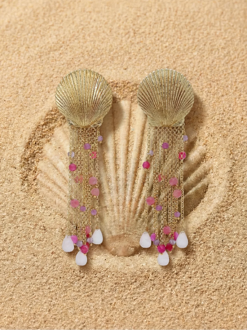 Mya Red Earrings