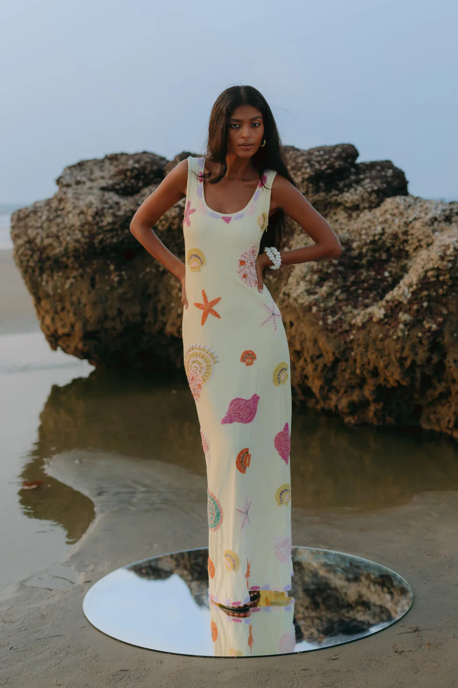 New York Bold Strapped Maxi Dress - Oceanus Swimwear