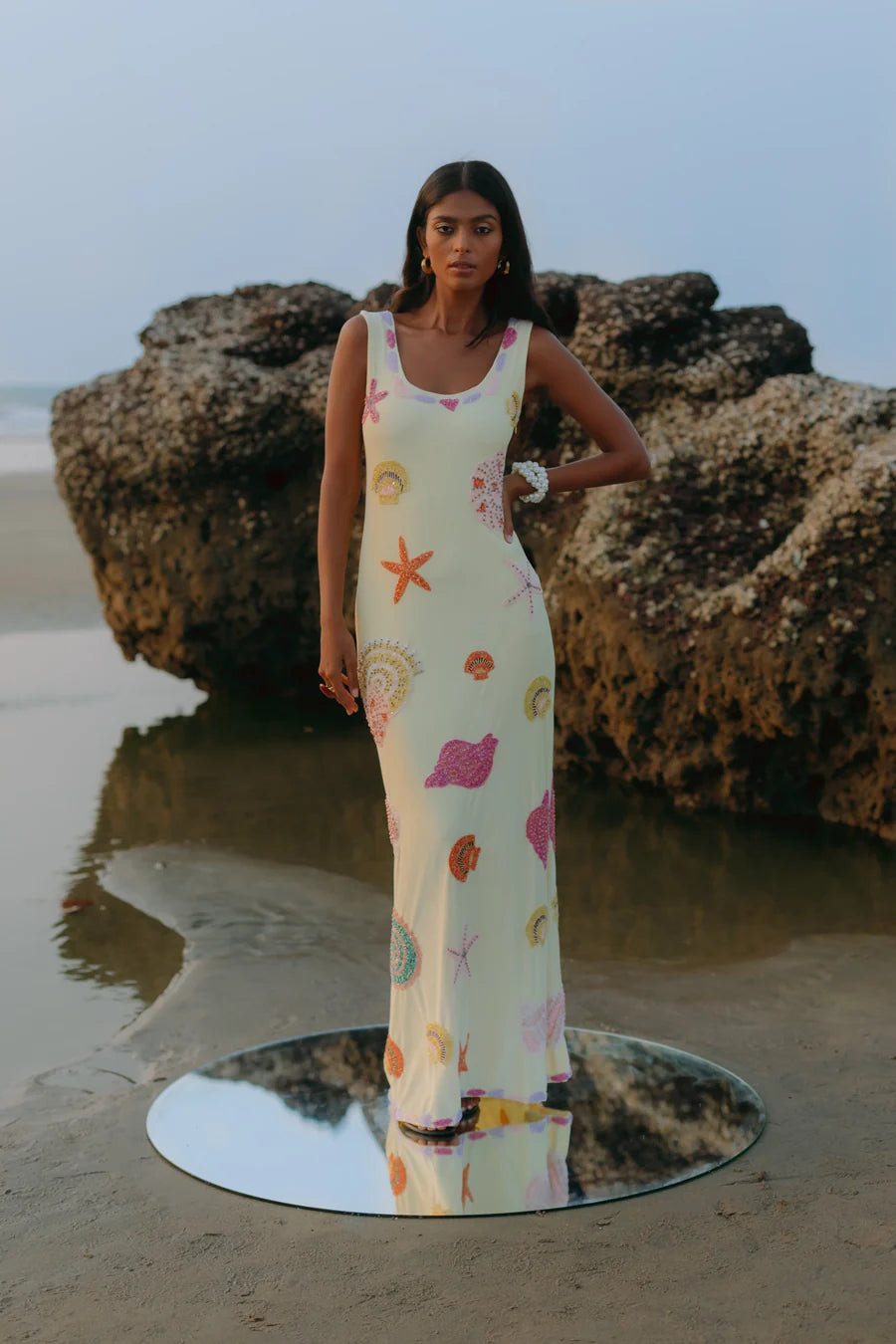 New York Bold Strapped Maxi Dress - Oceanus Swimwear