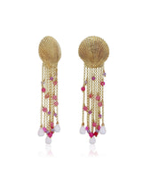 Mya Red Earrings - Oceanus Swimwear