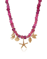 Meretrix Necklace in Pink - Oceanus Swimwear