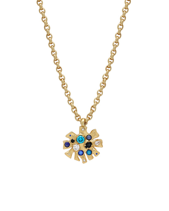 Starbrust Blue Necklace