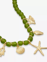 Meretrix Necklace in Green