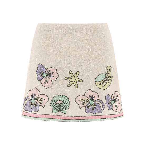 Tallulah Crystal Co - Ord Mini Skirt - Oceanus Swimwear