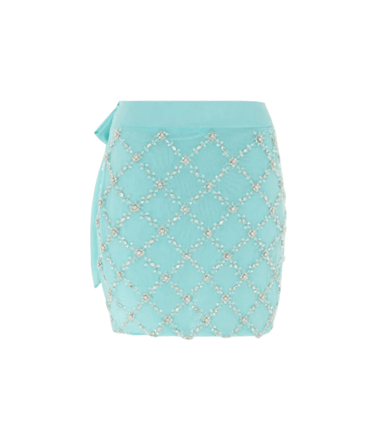 Elani Self Tie Lightweight Sarong Mint - Oceanus Swimwear
