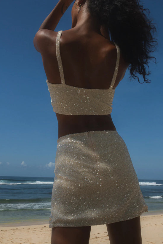 Venice Hand - Embroidered Co - Ord Skirt - Oceanus Swimwear
