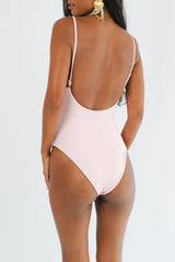 STARFISH Hand Beaded SWIMSUIT PINK - Oceanus Swimwear