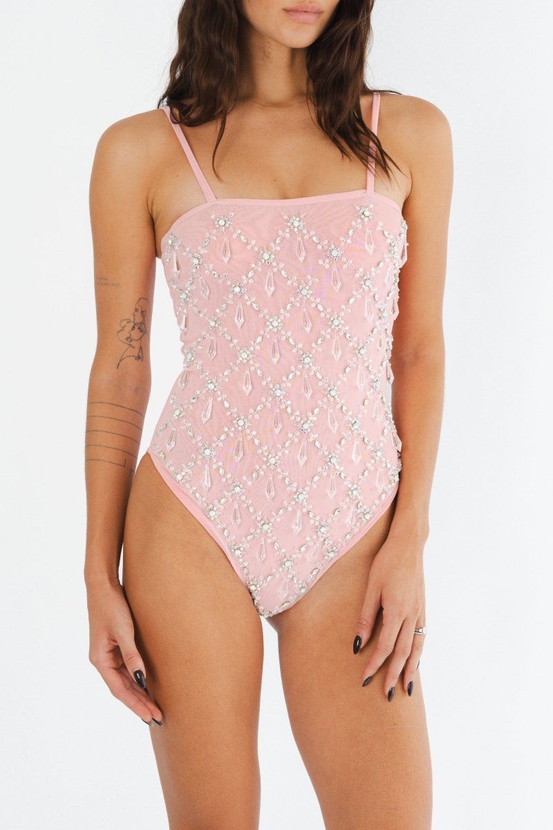 Calliope Thin Straps One Piece Swimsuit - Oceanus Swimwear