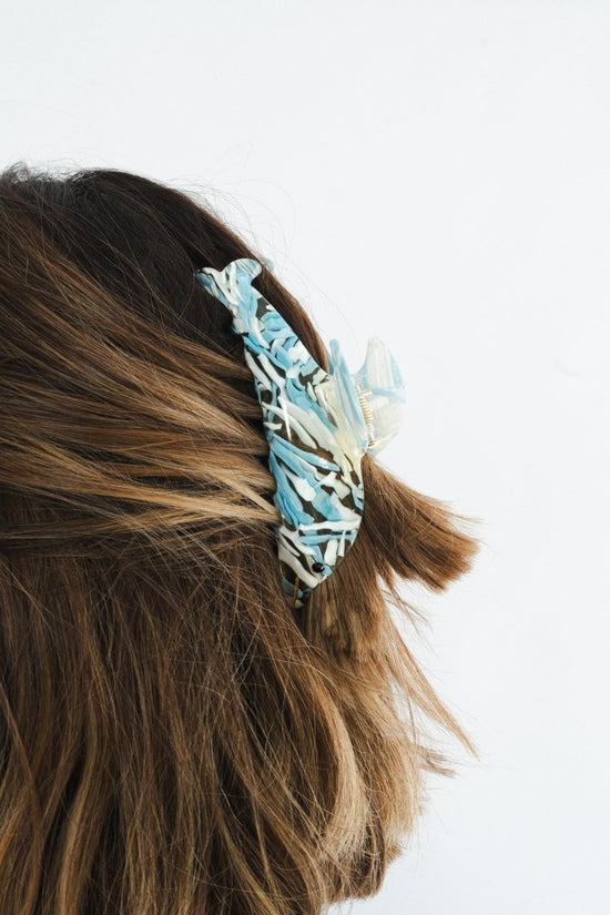 Dolphin Hairclip Blue - Oceanus Swimwear