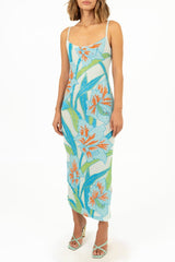Delilah Midi Dress Oceanus x By Poppy - Oceanus Swimwear