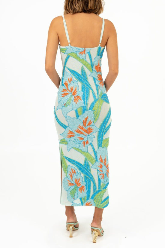 Delilah Midi Dress Oceanus x By Poppy - Oceanus Swimwear