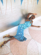 Dolphin Halterneck Maxi Dress
