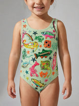 Arizona Kids Swimsuit Multi Colour