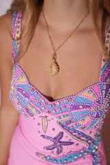 Crescent Shell Mini Dress - Oceanus Swimwear